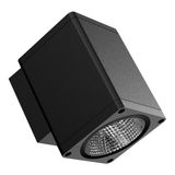 AR SPOT1 SQ V 6W 830 SYM15 BK ON LEDV