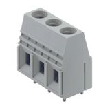 Printed circuit board terminals, 10.16 mm, Number of poles: 4, 90°, Solder pin length (l): 4.5 mm, tinned, Pebble grey, Clamping yoke connection, Clamping range, max. : 16 mm², Box
