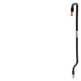 Series connector, 16 mm2, 200 mm, 1-pole for NF distribution board black
