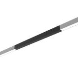 Nile 3 4ft Blank Section Black