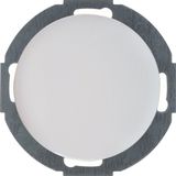 Blind plug centre plate, R.classic, p. white glossy
