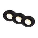 Nachhaltige Ultraflache LED Einbauleuchten 3er-Set