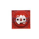 Double two-way switch with backlight light without symbol, 10AX, champagne matt