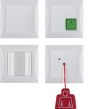 Emergency call set frame, S.1, p. white glossy