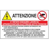 Various sign - Al - Dimensions: 120x70 mm
