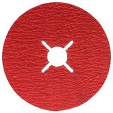 R780 fibre sanding disc, Best for Metal + Inox 125 x 22.23 mm, G80