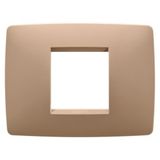 ONE PLATE - IN PAINTED TECHNOPOLYMER - 2 MODULES - SOFT COPPER - CHORUSMART