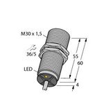 Inductive Sensor With Extended Switching Distance   BI15U-M30-VP6X