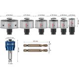 PRO Sheet Metal Power Change Plus Hole Saw Set