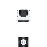PANOS INF Q100L 15W 930 LDO FL-BK WH - LED ceiling-recessed luminaire