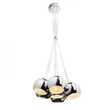 ASTROMET VII pendant chrome 230V LED E27 7x11W