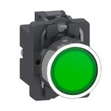 IPB,FLUSH,GREEN,1NO,AC 220V