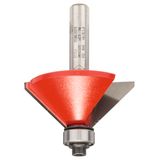 Expert for Wood Chamfer bit, 8 mm, D 44 mm, L 18.5 mm, G 61 mm