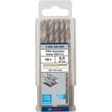 Metal drill bits HSS-Co, DIN 338 6,5 x 63 x 101 mm 10 pcs.