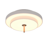 Keaton LED ceiling lamp 40 cm warm grey