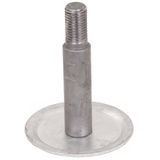 Foot with flange plate St/tZn