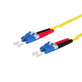 OpDAT patch cord LC-D/LC-D OS2, 1.5 m