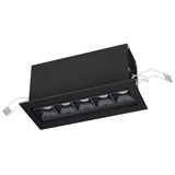 ALBAVILLA LED RECESSED PROFILE L-154 BLACK 40° 4000K