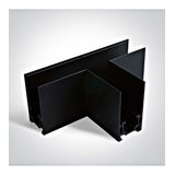 42012D/B BLACK T CONNECTOR WITH LIVE T CONNECTOR