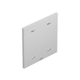 T8NL P01 7035  Cover plate, without holes. Fig. for T4L/T8NL, light gray Polyamide