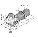 Inductive Sensor With Increased Temperature Range   BI10-EM30WDTC-Y1X