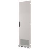 XLSD3R143 Section door, ventilated IP31, hinges right, HxW = 1400 x 300mm, grey
