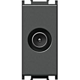 TV socket 1M 0dB, anthracite