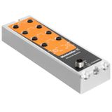 Network switch, unmanaged, Fast Ethernet, 8x M12 D-coded 4 pin female 