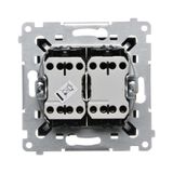 Rotary-push dimmer, anthracite, metalic
