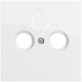cov. coax.antenna sock. System 70 p.white