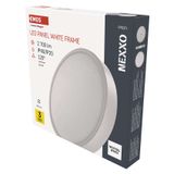 LED surface luminaire NEXXO, round, white, 28,5W, neutral white
