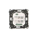 RJ11 double telephone socket, (module), Simon 24, IP20/IP44, champagne matt