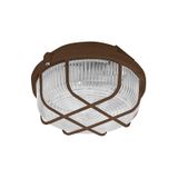 PANLUX Lamp CIRCLE 100W E27 recessed IP44 brown