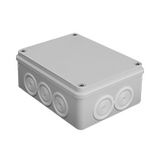 Hermetic box with membrane chokes.