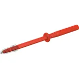 Test probe, plug 2 mm, 1 kV, red, 24.0239-22