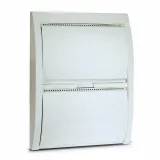 IP40 WHITE BLANK COVER 24 MOD