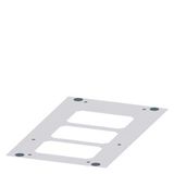 Roof plate for module inserts IP54, D: 600mm W: 350mm
