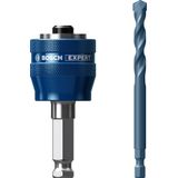 EXPERT Power Change Plus Hole Saw System Arbour 11 mm, TCT-Drill 8.5 x 15 mm, 2-pc