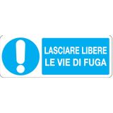 Mandatory sign - Al - Dimensions: 330x125 mm
