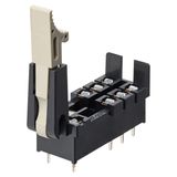 P2R 6011R Socket, back-connecting, 8-pin, PCB terminals P2R 6011R