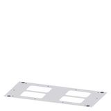Roof plate for module inserts IP54, D: 400mm W: 800mm