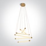 BRUSHED BRASS LED 65W WW IP20 230V
