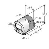 Pressure Sensor IO-Link with 2 PNP Transistor Switching Outputs   PK010R-N12AL-2UP8X-V1141