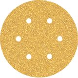 EXPERT C47 Sandpaper with 6 holes for Random Orbital Sanders 15 mm, G 4 5-pc