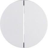 Rocker 2gang, R.1/R.3, p. white glossy