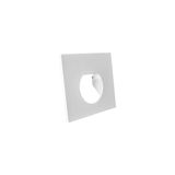 ZUB Insert Lid, Cover square-round 83x83mm white