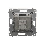 Two-way switch, (module), 16AX, Screw, Bronze matt, metalic