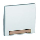 ROCKER F/SWITCHES W/IDENT CARD WHITE