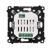 Temperature regultor with outer sensor, cream white/electro white