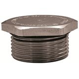 Plug Hexagonal with flat sealing ATEX EXE Nickel Plated Brass M75 Meta